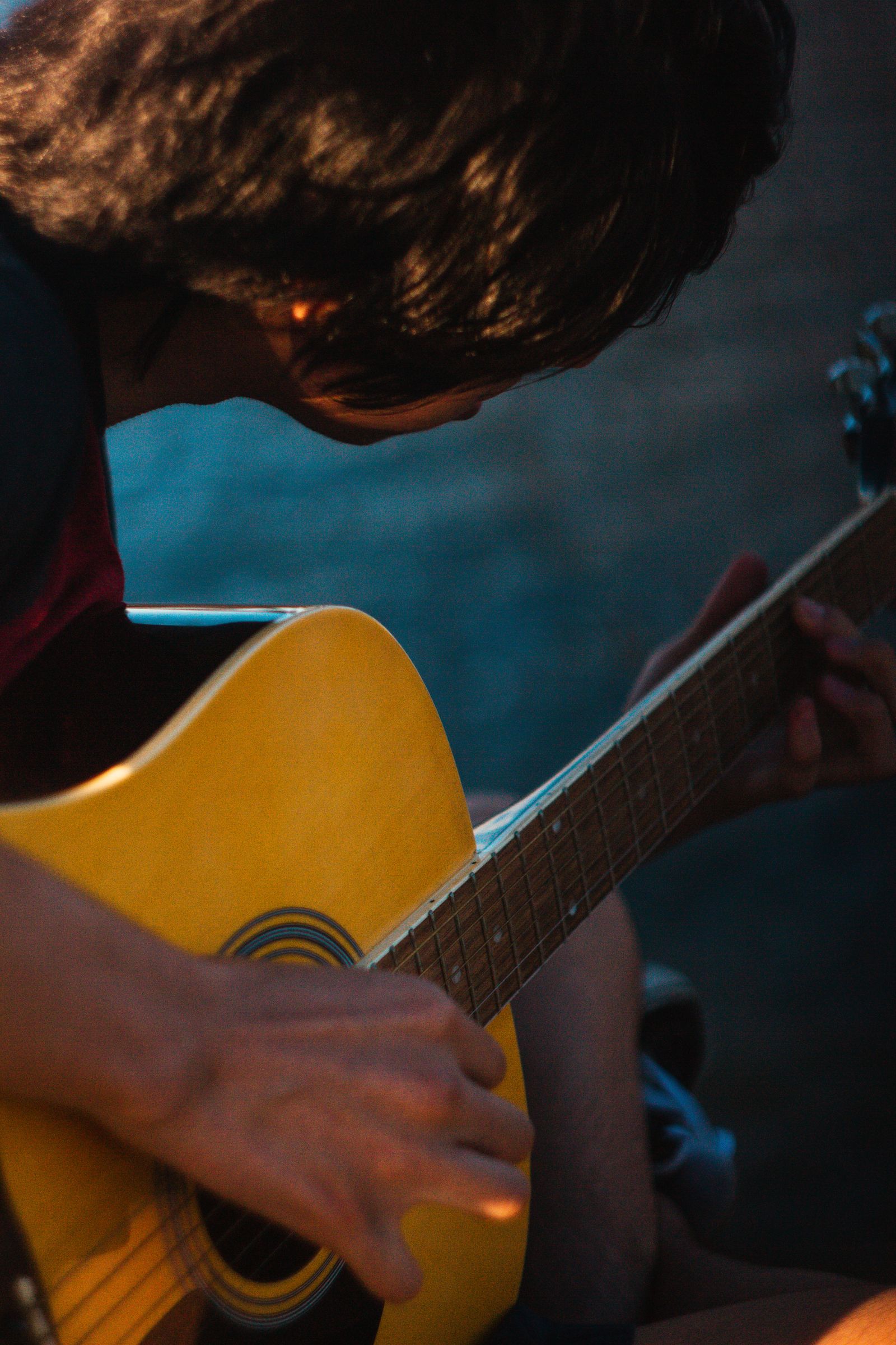 Acoustic guitar session