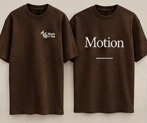 Motion t-shirt in espresso, Music & Tea UK merchandise